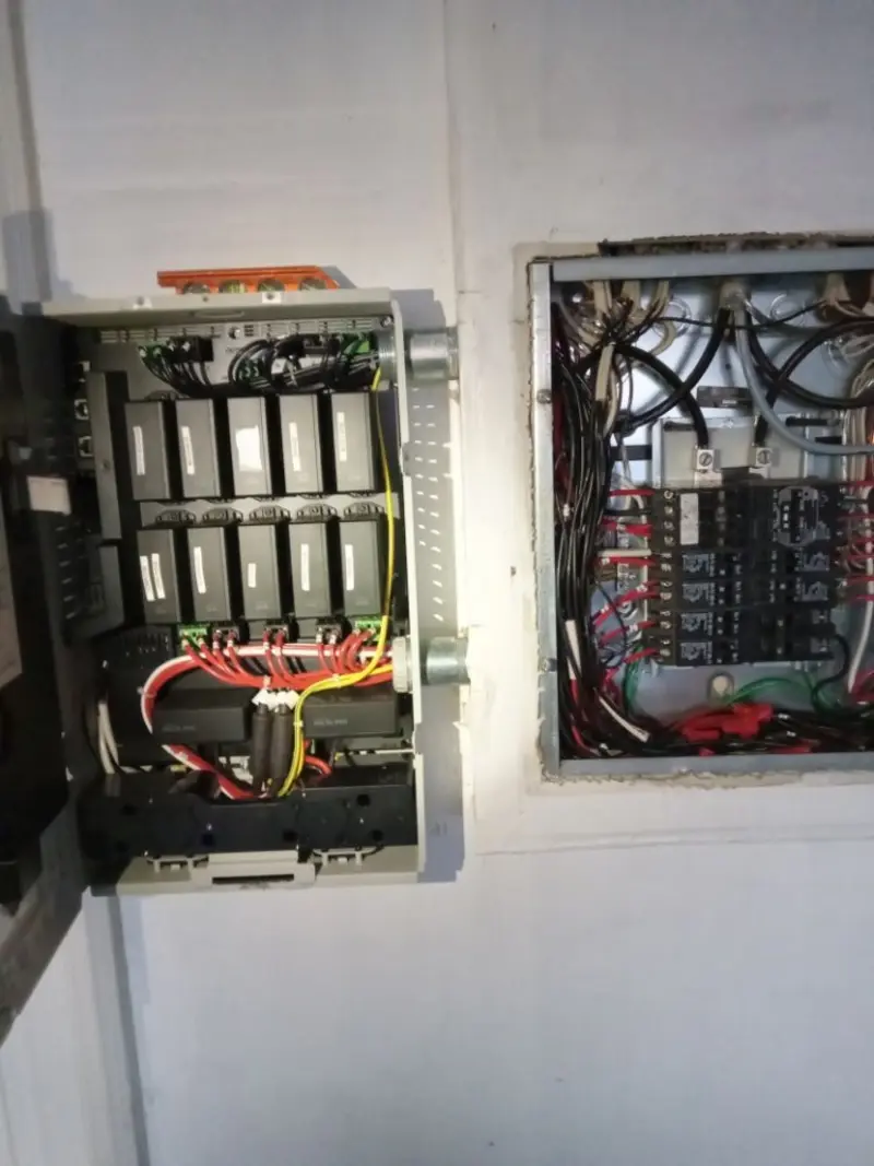 Electrical panel upgrade completed for Security Camera Wiring in Sinking Spring